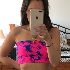 Tie dye bandeau top